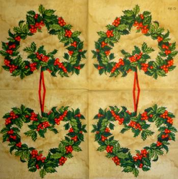 185 Christmas Flowers - 3-ply - Ambiente